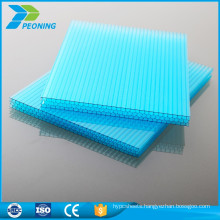 High quality low price uv coated building materials hollow opaque polycarbonate sheets